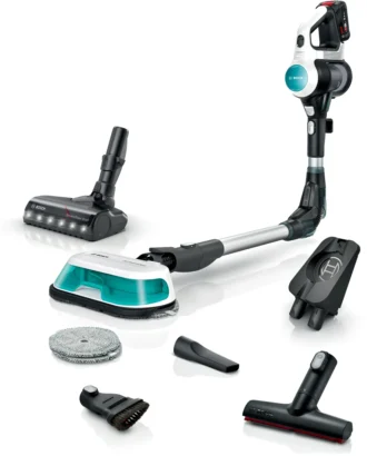 BCS71HYG1 Rechargeable 2 in 1 Vacuum and Mop Unlimited 7 ProHygienic Aqua White