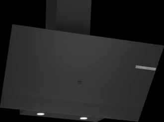 Series 6 wall-mounted cooker hood 90 cm , Black