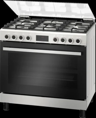 Series 6 Gas range cooker Stainless steel