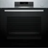 Series 4 Built-in oven with added steam function 60 x 60 cm Stainless steel