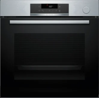 Series 4 Built-in oven with added steam function 60 x 60 cm Stainless steel