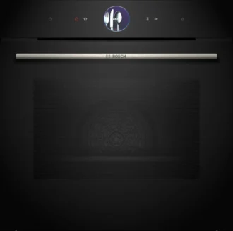 Series 8 Built-in oven with steam function 60 x 60 cm Black