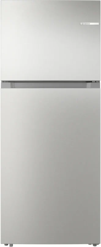 KDN47NLEE8 free-standing fridge-freezer with freezer at top 172 x 70 cm Stainless steel look, Total No Frost