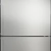 Series 8 free-standing fridge-freezer with freezer at bottom 186 x 86 cm Brushed steel