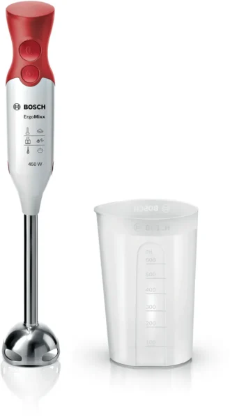 MSM64110 Hand blender ErgoMixx 450 W White, Red