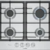 Series 6 Gas hob 60 cm Stainless steel