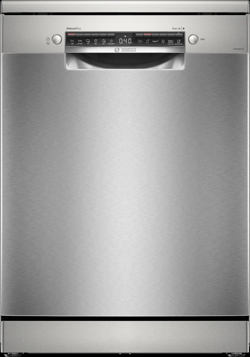 Series 4 free-standing dishwasher 60 cm Brushed steel anti-fingerprint