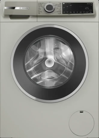 Series 6 washing machine, frontloader fullsize 11 kg , Silver inox